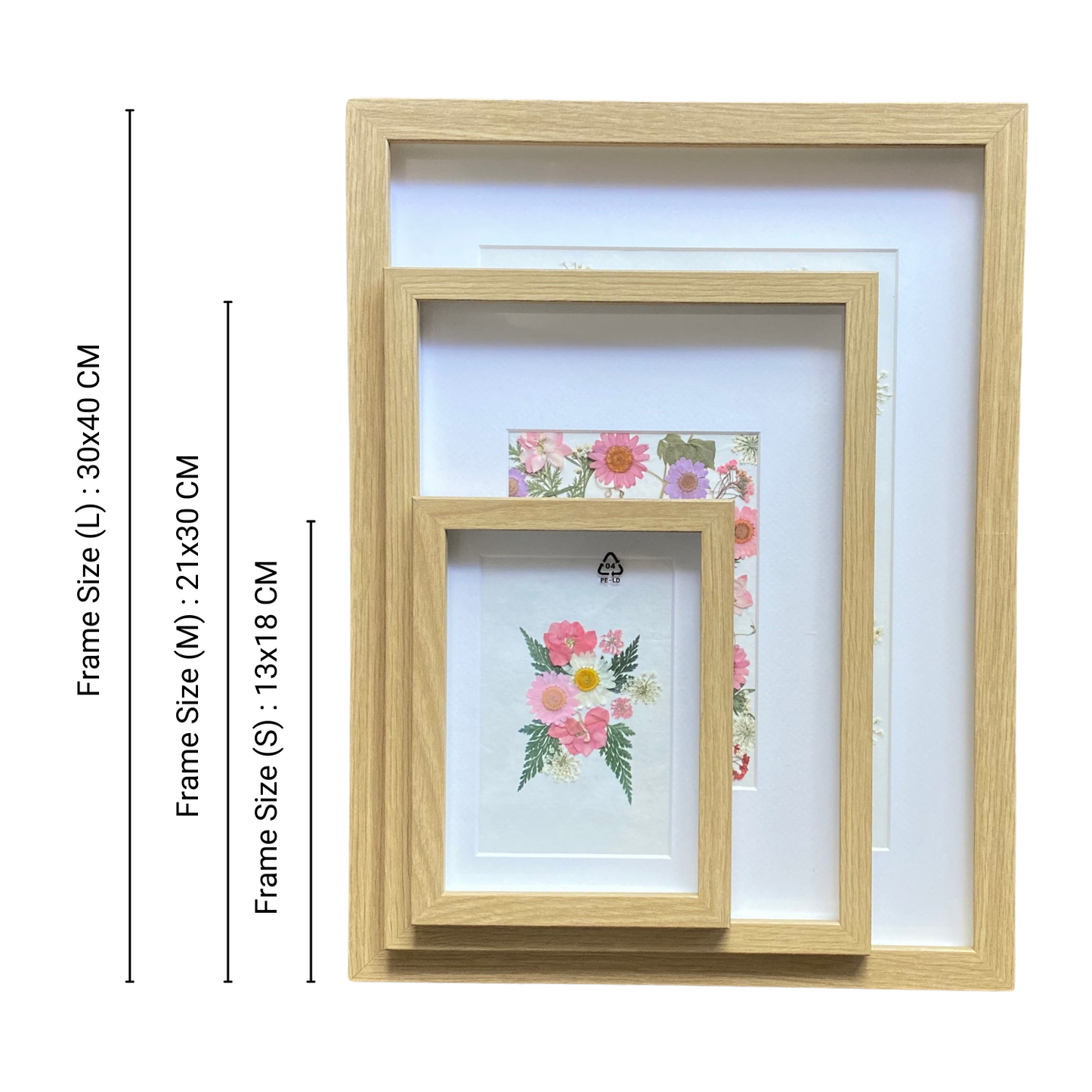 Wildflower Frame - Pretty Pink - Set of 2 (M+S)
