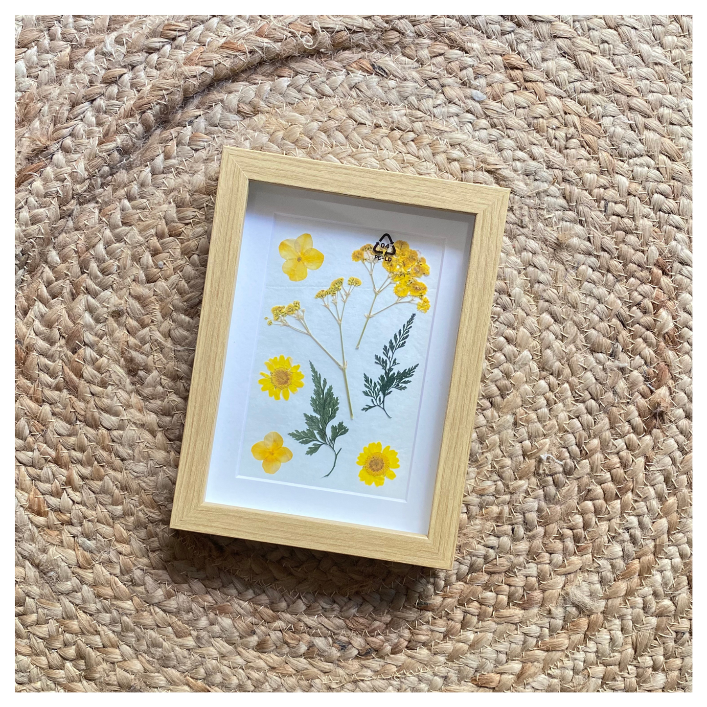 Wildflower Frame - Sunshine Yellow (S)
