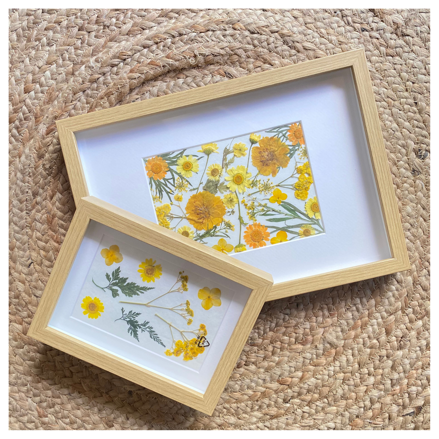 Wildflower Frame - Sunshine Yellow - Set of 2 (M + S)