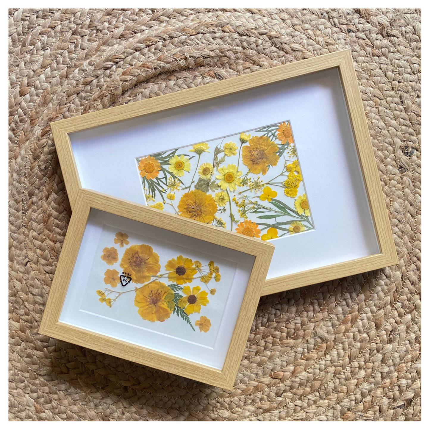Wildflower Frame - Sunshine Yellow - Set of 2 (M + S)